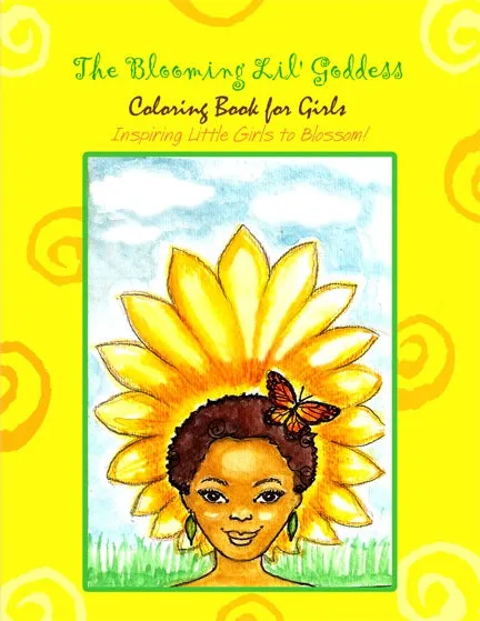 The Blooming Little Goddess Coloring Book