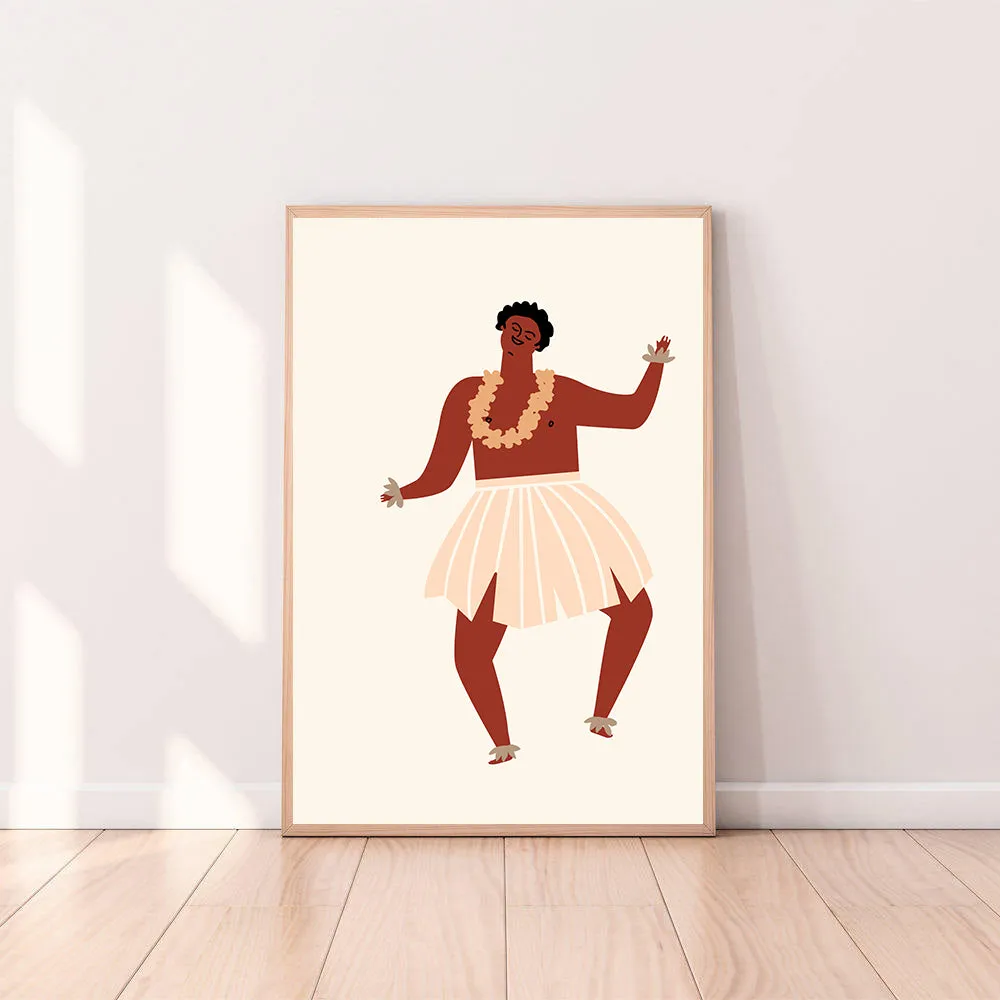 Wall Art Hula Boy