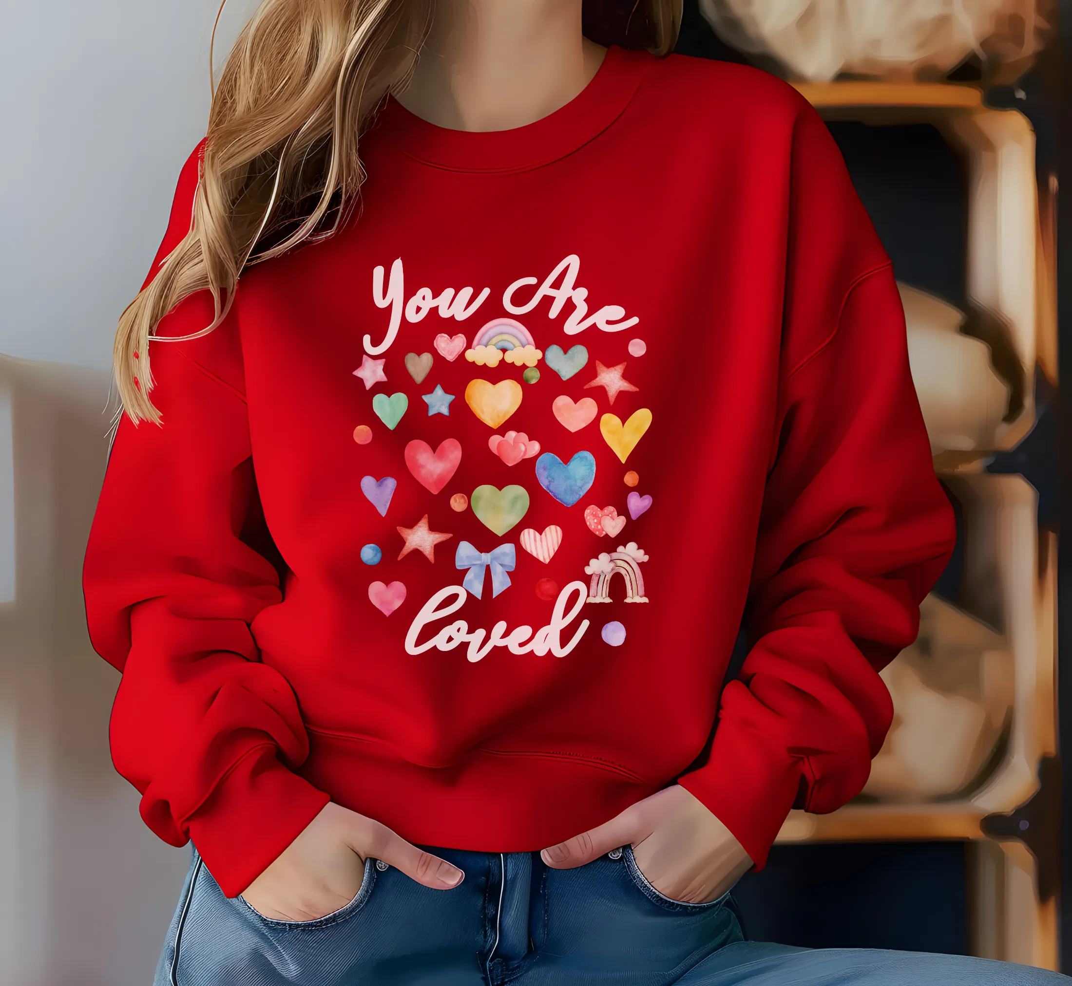 You Are Loved Teacher Sweatshirt