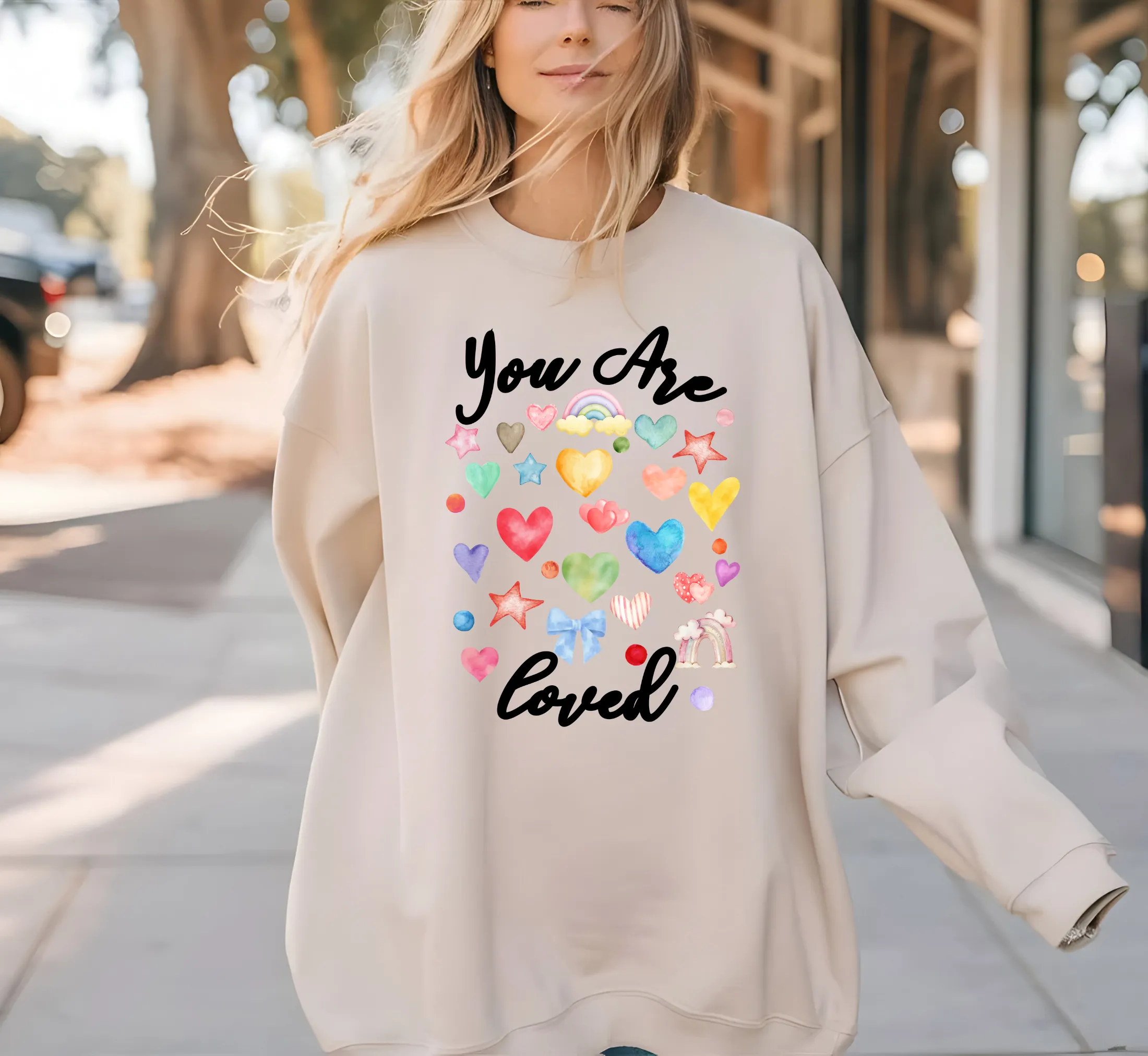 You Are Loved Teacher Sweatshirt